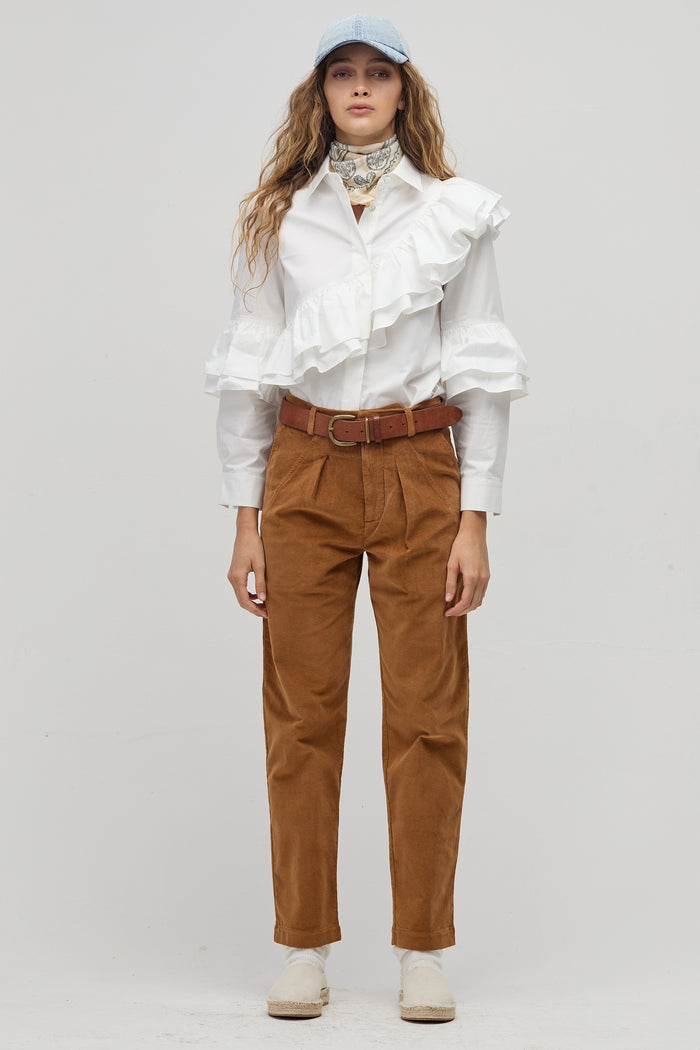 Mambo Poplin Shirt - White