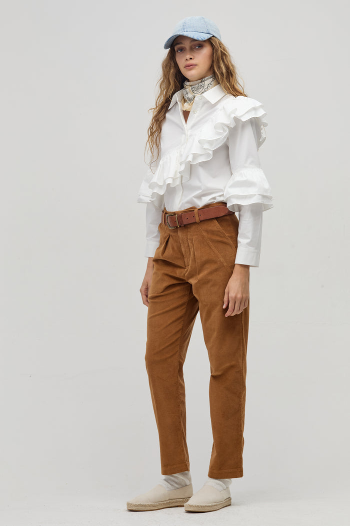 Mambo Poplin Shirt - White