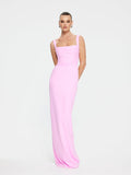 Marbella Gown Taffy Pink - Dress - Effie Kats