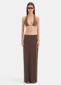 Matheo Midi Skirt (Truffle)