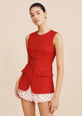 Matilda Gilet (Red)
