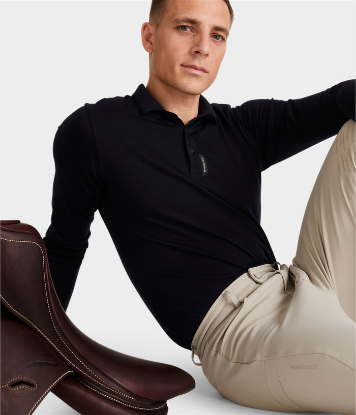 Men's Merino Wool Polo Shirt