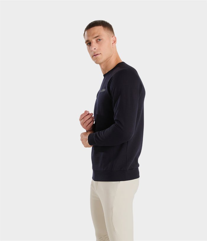 Merinos | Sweat-shirt d'équitation en laine homme| Horse Pilot