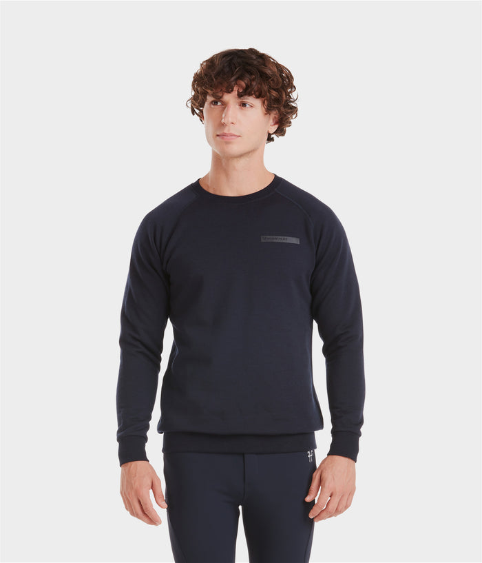 Merinos | Sweat-shirt d'équitation en laine homme| Horse Pilot