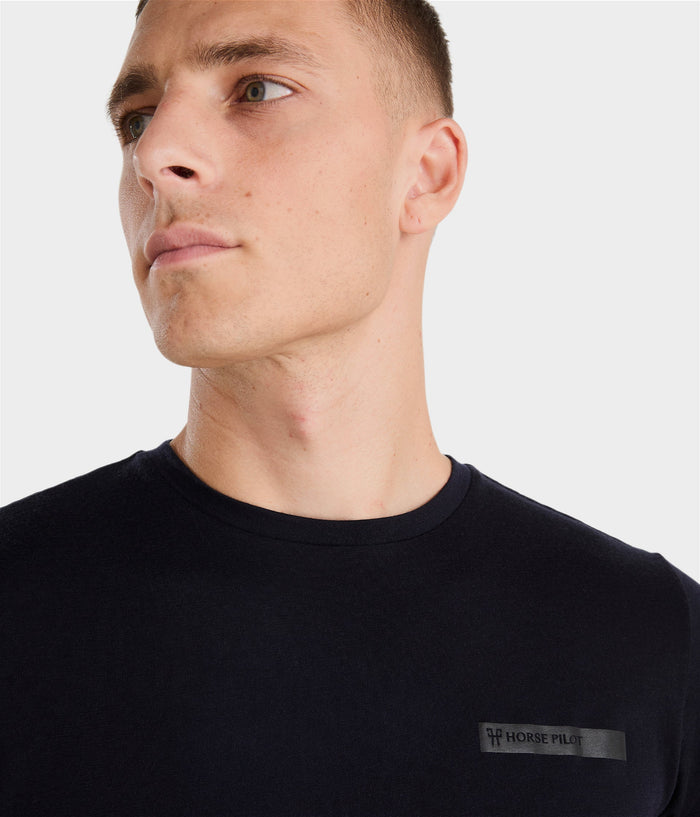 Merinos | Dark Night | Tee-shirt d'équitation en laine homme| Horse Pilot
