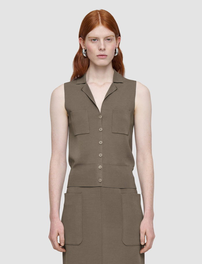 Milano Knit Stretch Vest