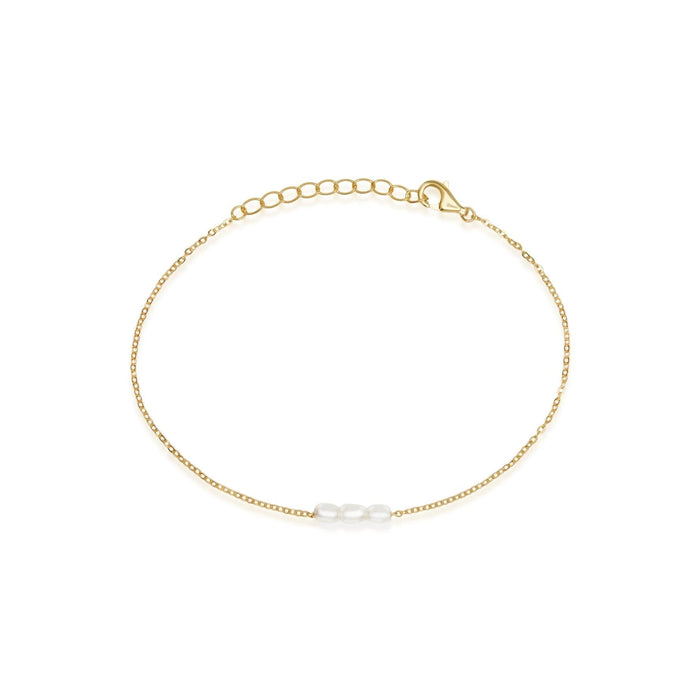 Mini Pearl Bracelet - Gold - Jewellery - Saint Valentine