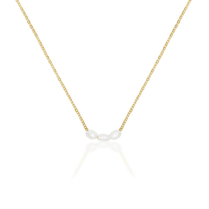 Mini Pearl Necklace - Gold - Jewellery - Saint Valentine