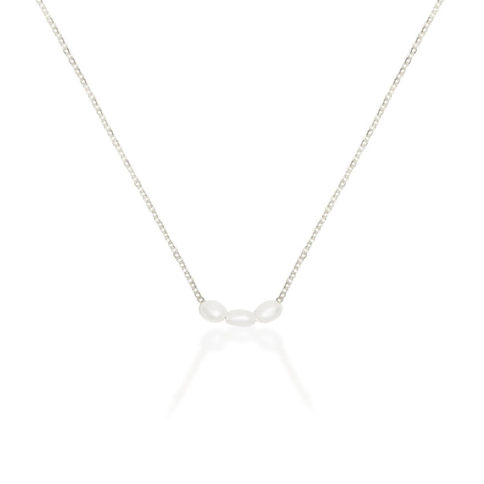 Mini Pearl Necklace - Silver - Jewellery - Saint Valentine