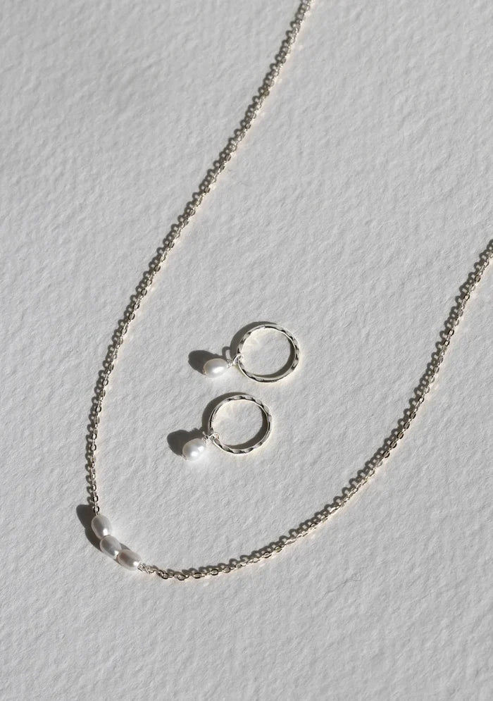 Mini Pearl Necklace - Silver - Jewellery - Saint Valentine