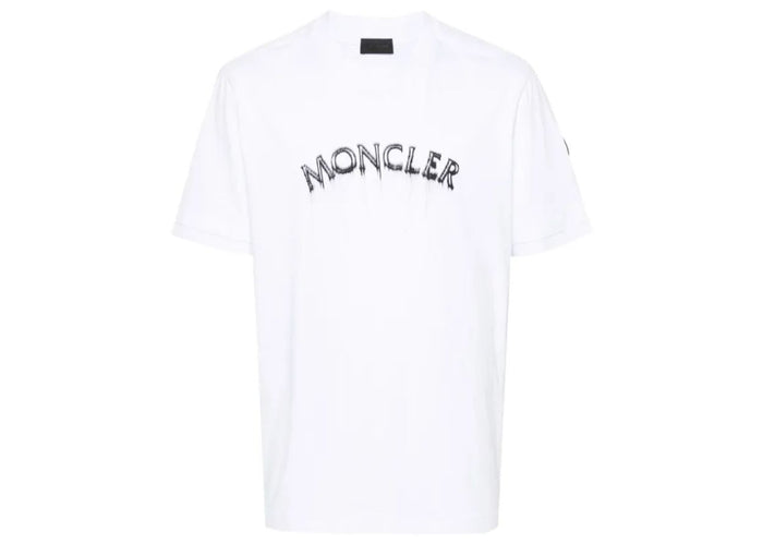 Moncler Spray Logo T-Shirt White
