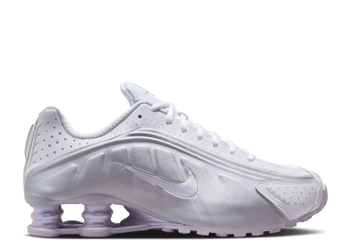 Nike Shox R4 White Metallic Platinum Barely Grape (Women's)