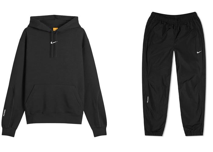 Nike x Drake NOCTA Cardinal Stock Tracksuit Black/White