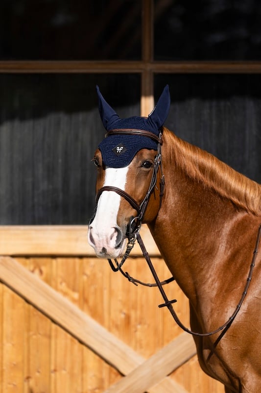 Bonnet pour cheval | anti-bruit | dark night| Horse Pilot
