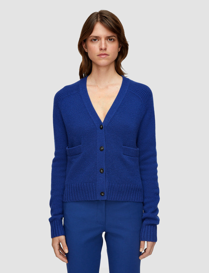 Blue Open Cashmere Cardigan - Joseph