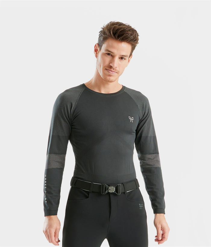 Optimax T-shirt thermique d'équitation femme | innovation équestre| Horse Pilot