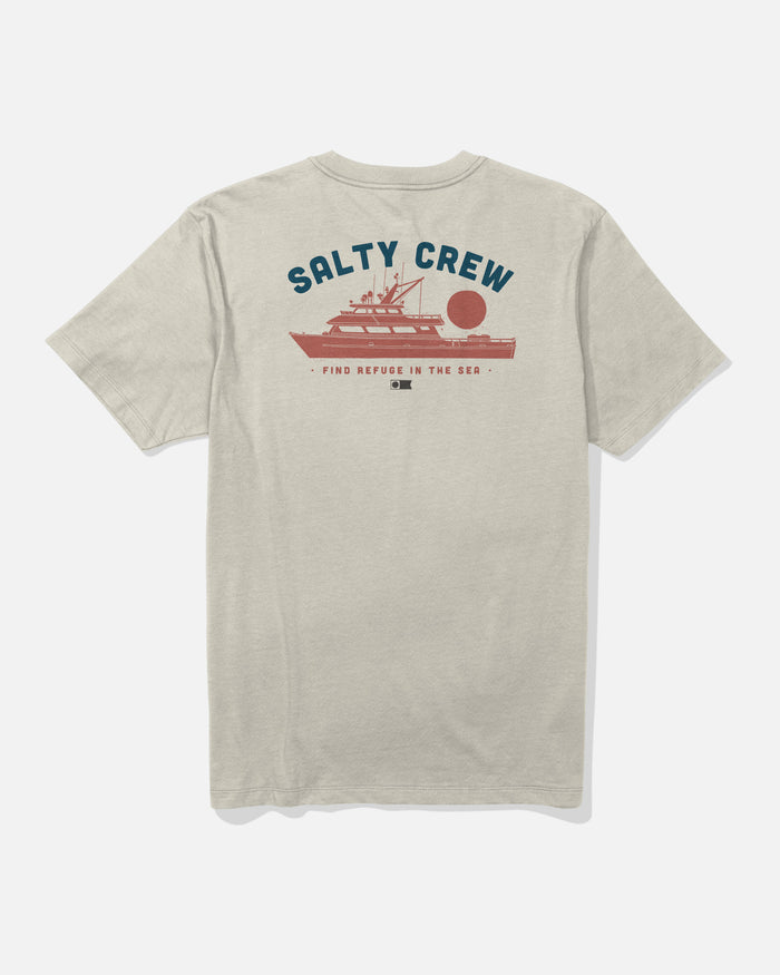 Overnight Ss Tee - Moonbeam