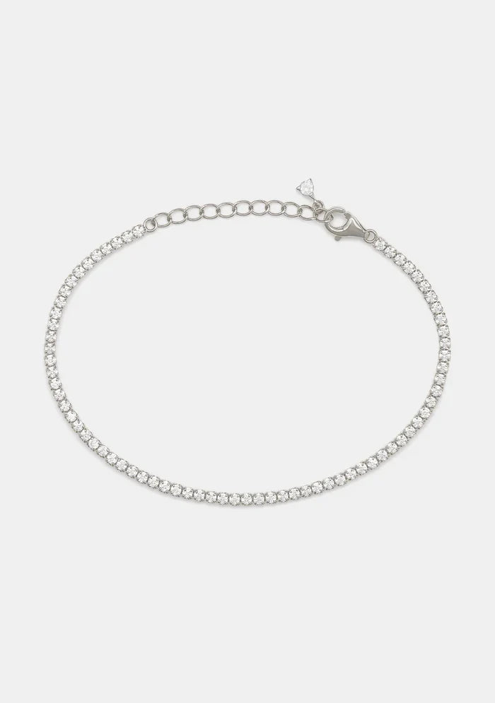 Palais Fine Tennis Bracelet - Silver - Jewellery - Saint Valentine
