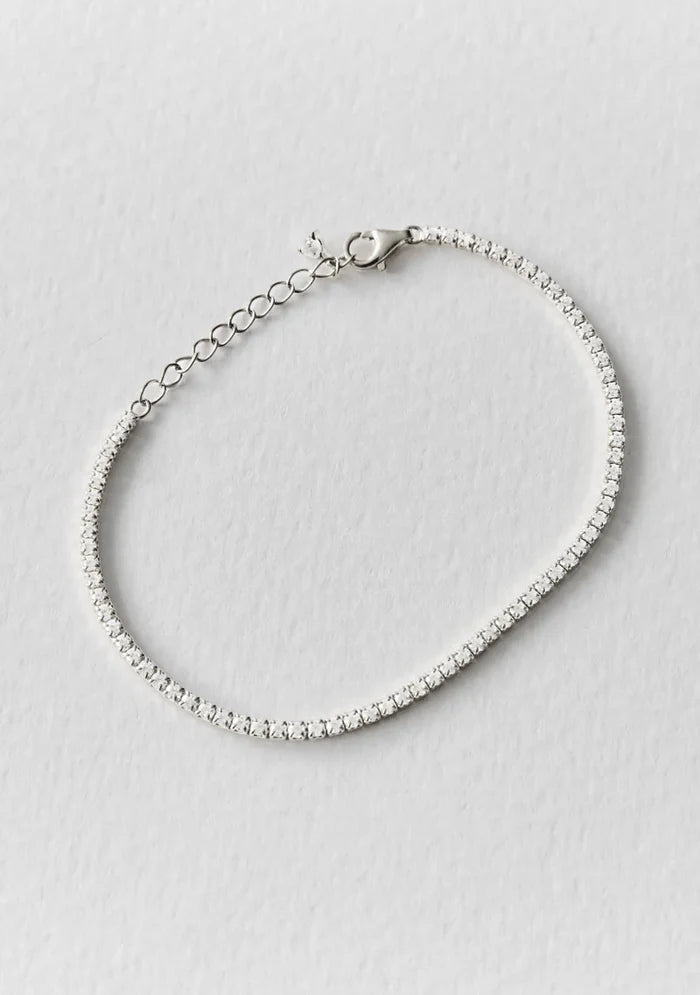 Palais Fine Tennis Bracelet - Silver - Jewellery - Saint Valentine