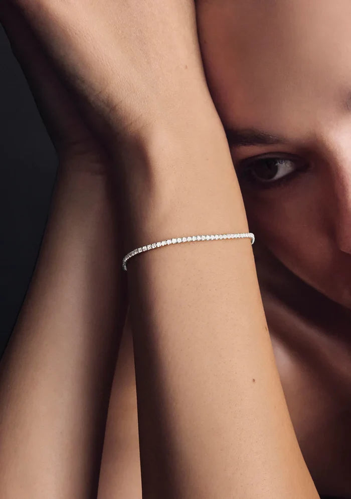 Palais Fine Tennis Bracelet - Silver - Jewellery - Saint Valentine