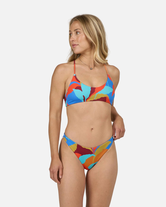 Palm Burst Rev Midi Bottom - Bold Blue