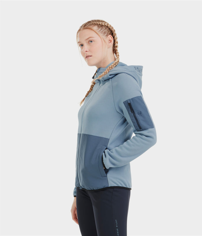 Pampa | Ashley Blue | Veste polaire d'équitation femme| Horse Pilot