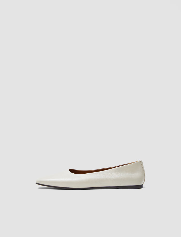Beige Patent Leather Ballerinas - Joseph