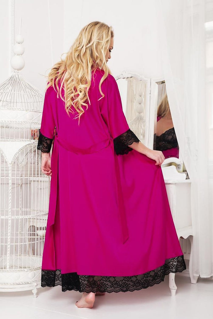 Peignoir Kalimo violet 197569 - vue produit 2 Secretelles