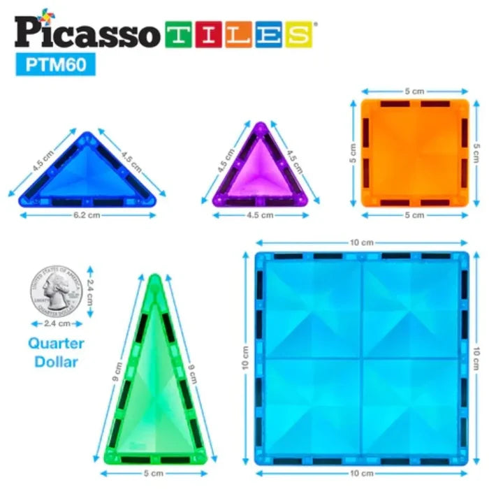 Picasso Mag. Mini Diamnd Buildng 60-Pieces