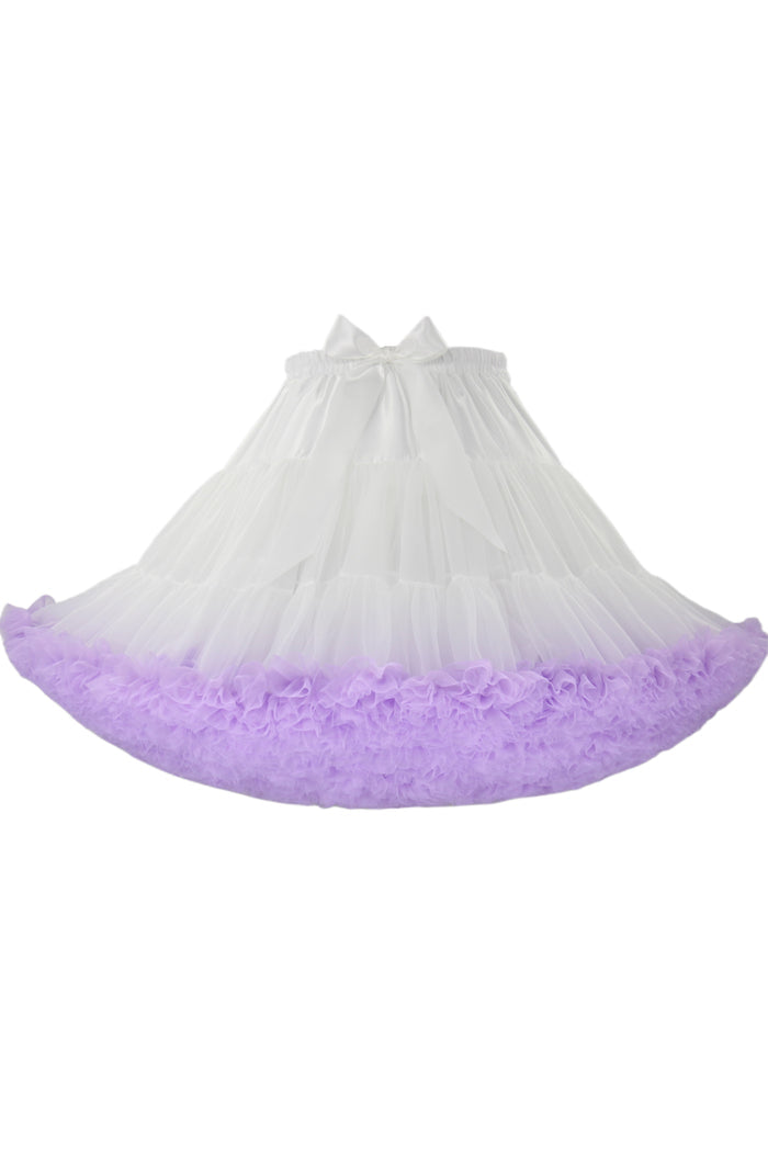 White and Lavender / Free Size