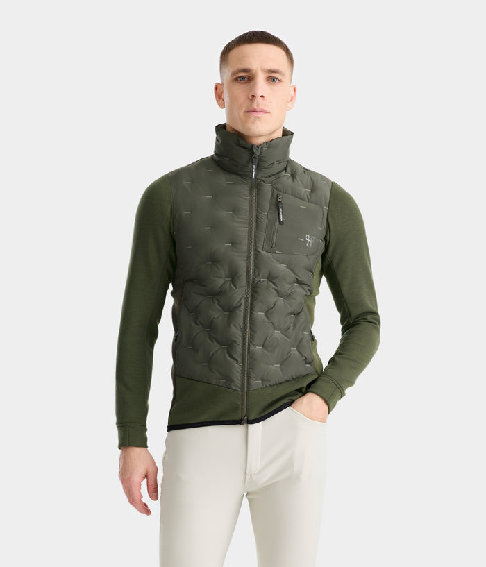 Pulse | Vert fôret | veste doudoune légère équitation | homme | Horse Pilot
