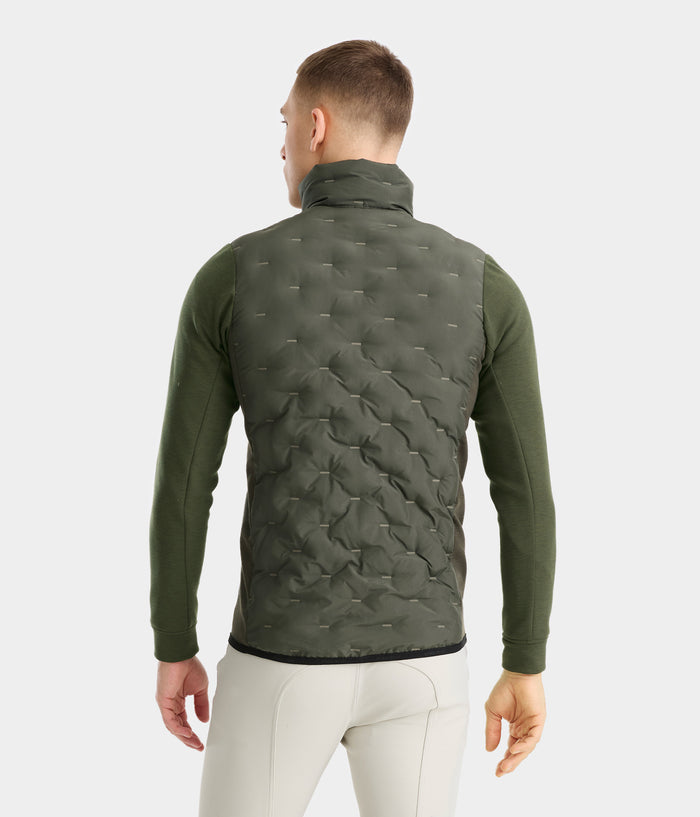 Pulse | Vert fôret | veste doudoune légère équitation | homme | Horse Pilot