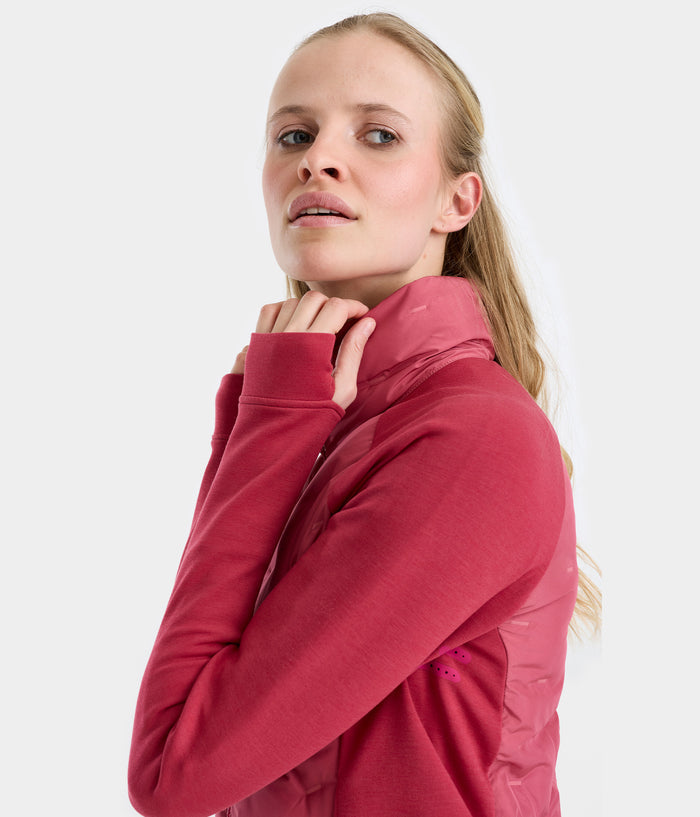 Pulse | Rose | veste doudoune légère équitation | femme | Horse Pilot