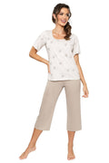 Pyjama Donna beige 208754 - vue produit 1 Secretelles