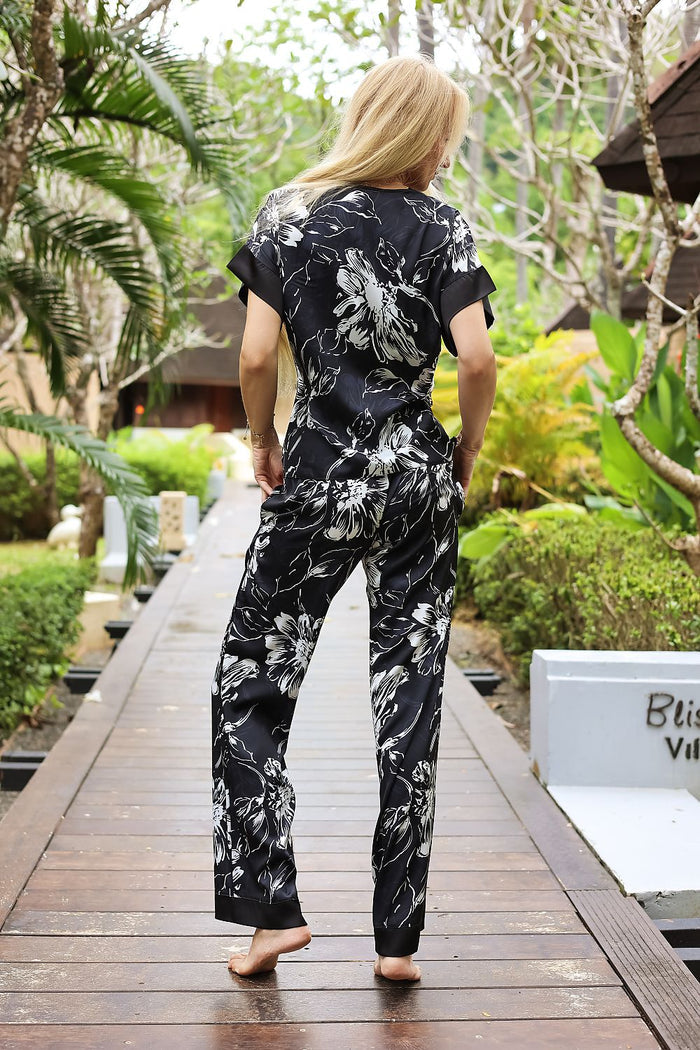 Pyjama Kalimo noir 209074 - vue produit 3 Secretelles