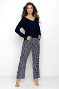 Pyjama Momenti Per Me bleu 199727 - vue produit 1 Secretelles