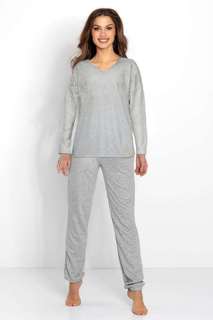 Pyjama Momenti Per Me gris 205980 - vue produit 1 Secretelles