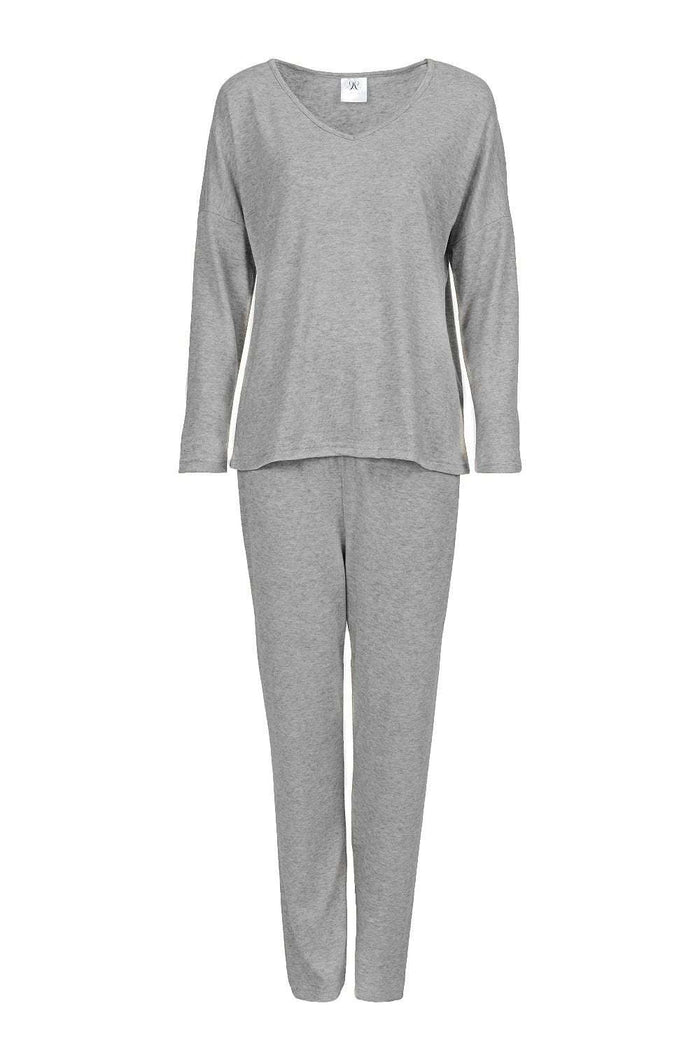 Pyjama Momenti Per Me gris 205979 - vue produit 1 Secretelles