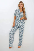 Pyjama Momenti Per Me vert 215911 - vue produit 1 Secretelles