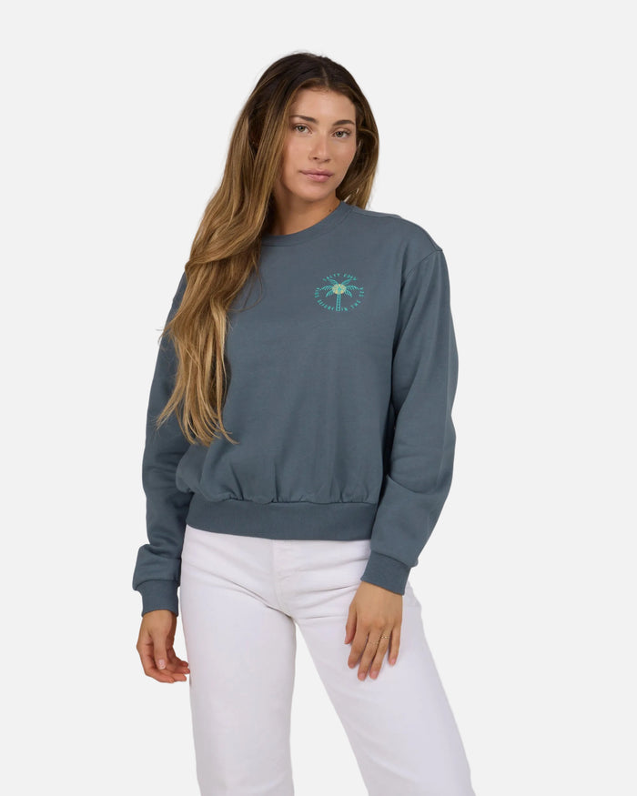 Queen Palm Crew - Fin Blue