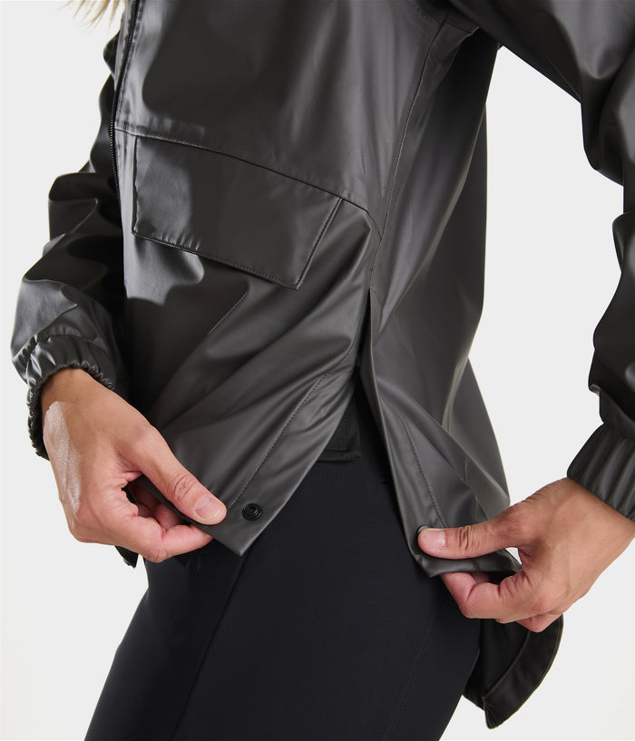 Short Raintech | Iron | Veste imperméable équitation femme | conçu en France| Horse Pilot