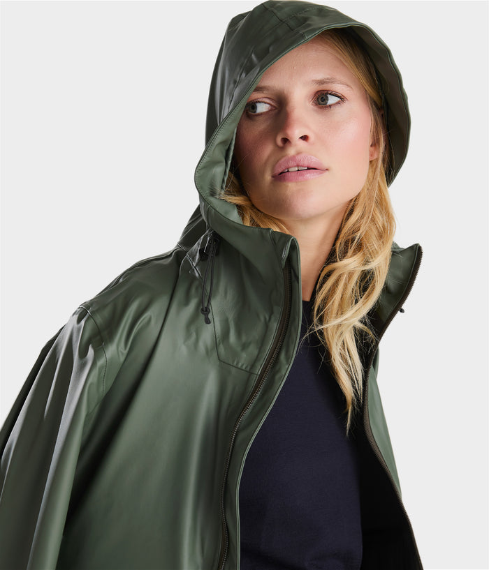 Short Raintech | Forest Night | Veste imperméable équitation femme | conçu en France| Horse Pilot