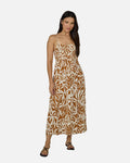 Ray Days Midi Dress - Auburn
