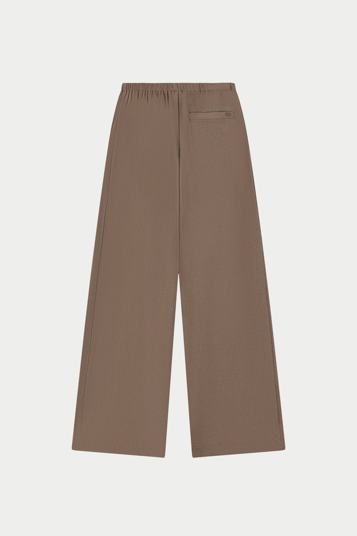 RIBBED TROUSERS - BROWN