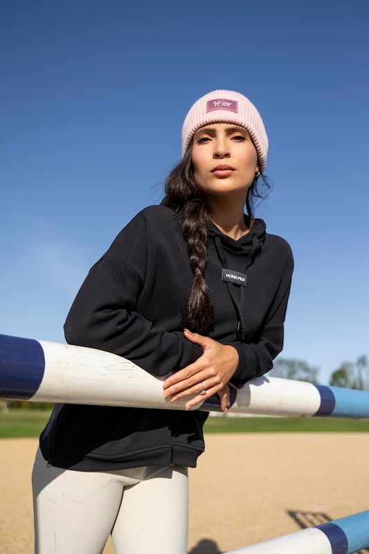 Rider Beanie | Mesa Pink | Bonnet d'équitation en laine unisexe| Horse Pilot