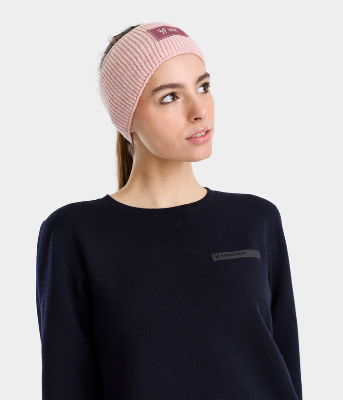 Rider Headband | Rose | Bandeau chaud d'équitation femme| Horse Pilot