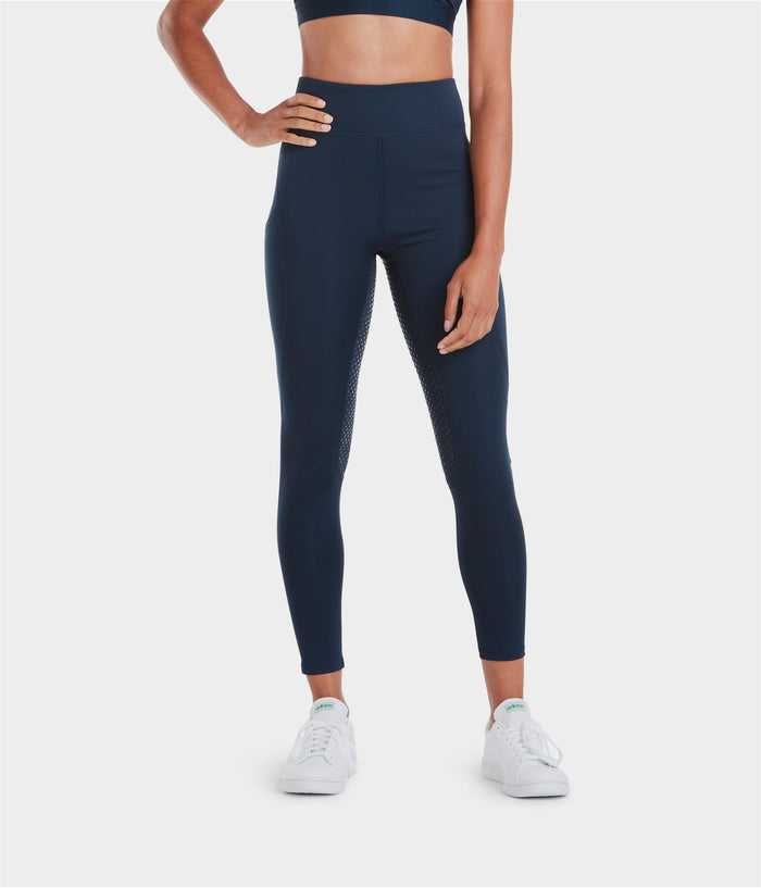 Legging | Navy | d'équitation full grip femme| Horse Pilot