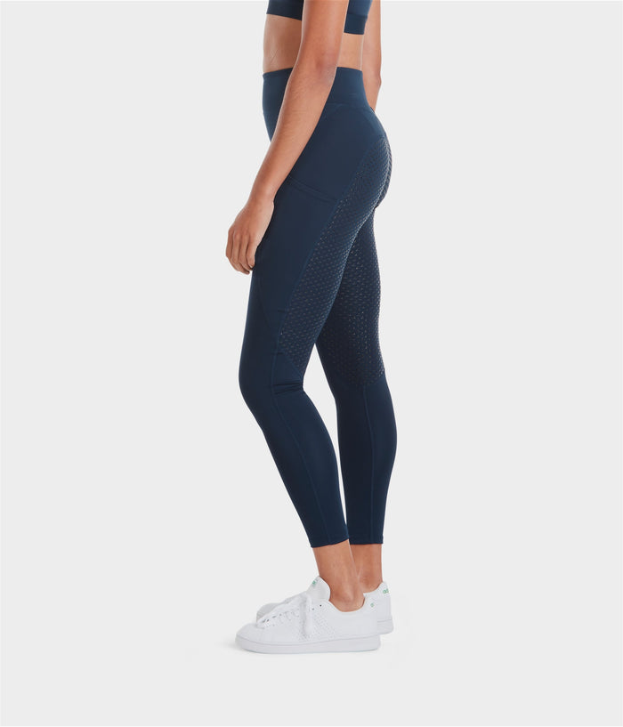 Legging | Navy | d'équitation full grip femme| Horse Pilot