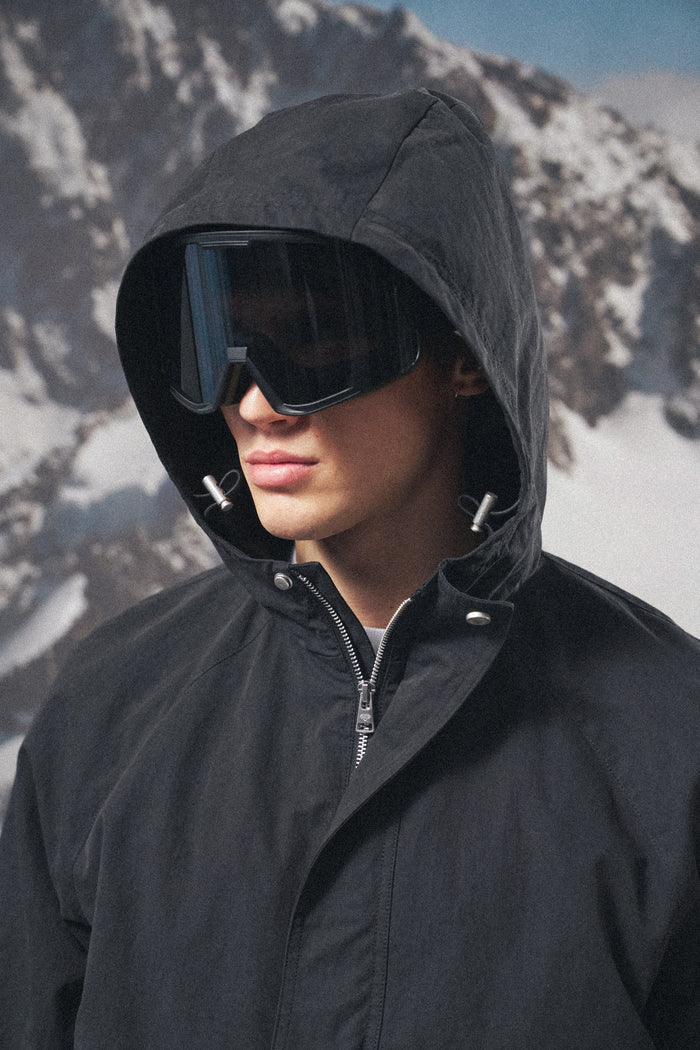 RIPSTOP WINDBREAKER - BLACK