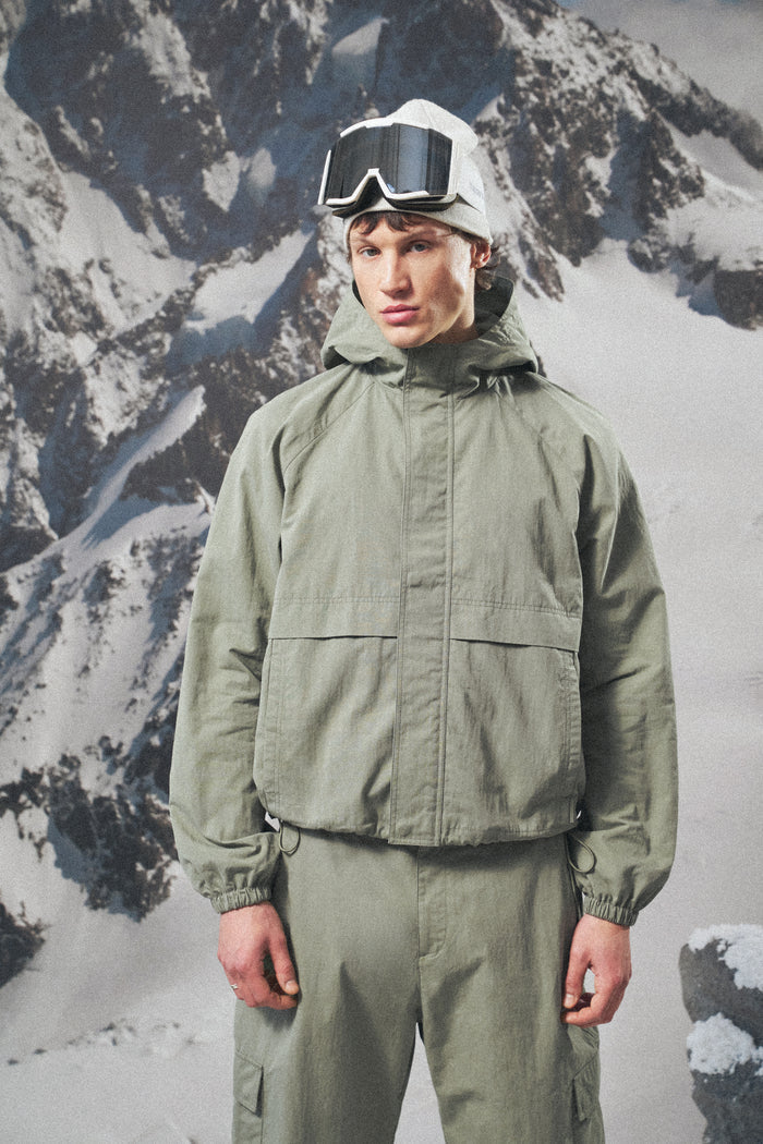RIPSTOP WINDBREAKER - LIGHT KHAKI